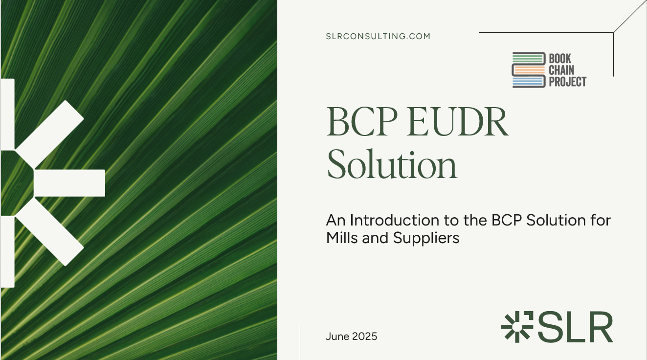 BCP EUDR Solution: Introduction for Mills and Suppliers - Webinar Slides